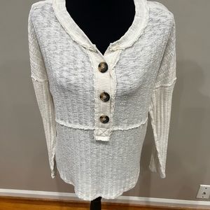 White Sweater Blouse